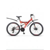 Велосипед Stels Focus 24" MD 18 sp V010 Красный/Чёрный (м) (LU098194)