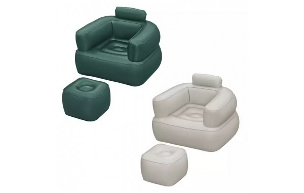 Надувно кресло 107x99x80см Bestway Comfi Cube Lounger 75137 2 цвета 600_380