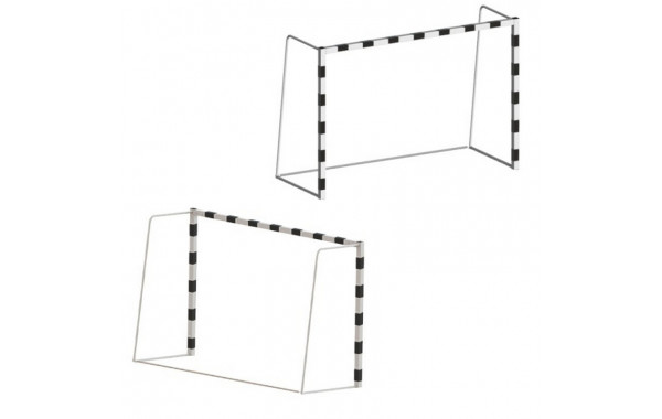 Ворота для гандбола\мини-футбола 300х200х130см стальные мобильные (пара) Dinamika ZSO-002781 600_380