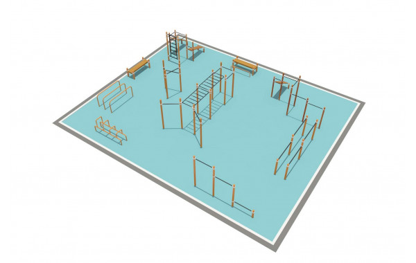 Районная площадка для Воркаут и WRK Spektr Sport 2_76mm 600_380