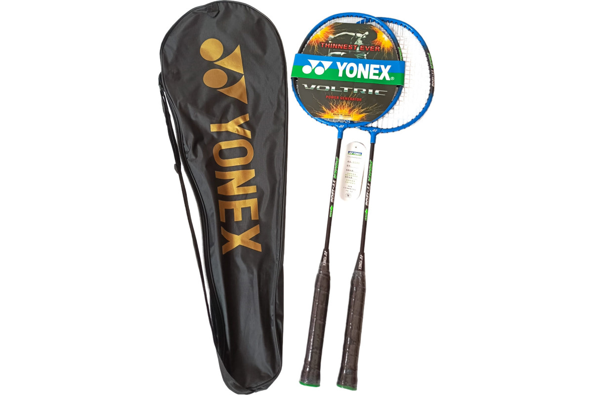 Набор для бадминтона 2 ракетки в чехле Yonex Replika E43164-1 синий 1200_800