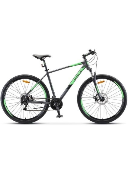Велосипед Stels Navigator 920 MD V010 Антрацитовый/Зелёный 29Ø (м) (LU094357) 424_567
