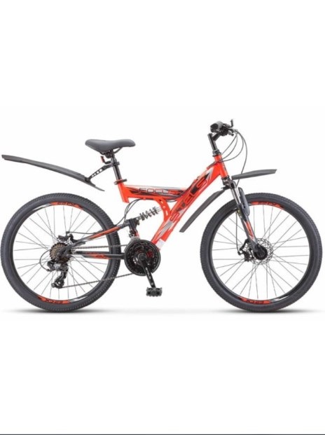 Велосипед Stels Focus 24" MD 18 sp V010 Красный/Чёрный (м) (LU098194) 464_621