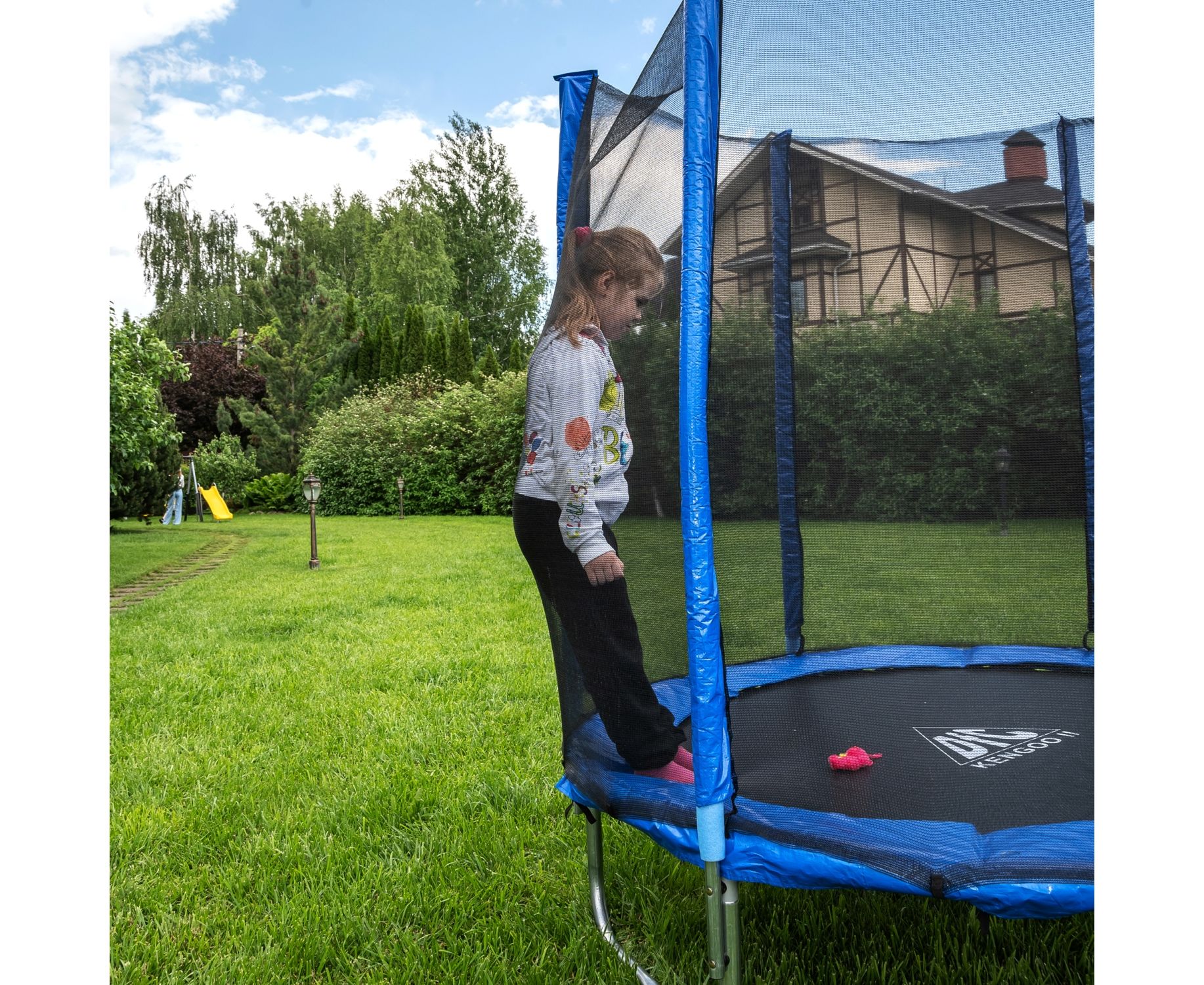 Батут DFC Trampoline Fitness 6ft наружн.сетка (183см) 6FT-TR-B синий 1834_1500