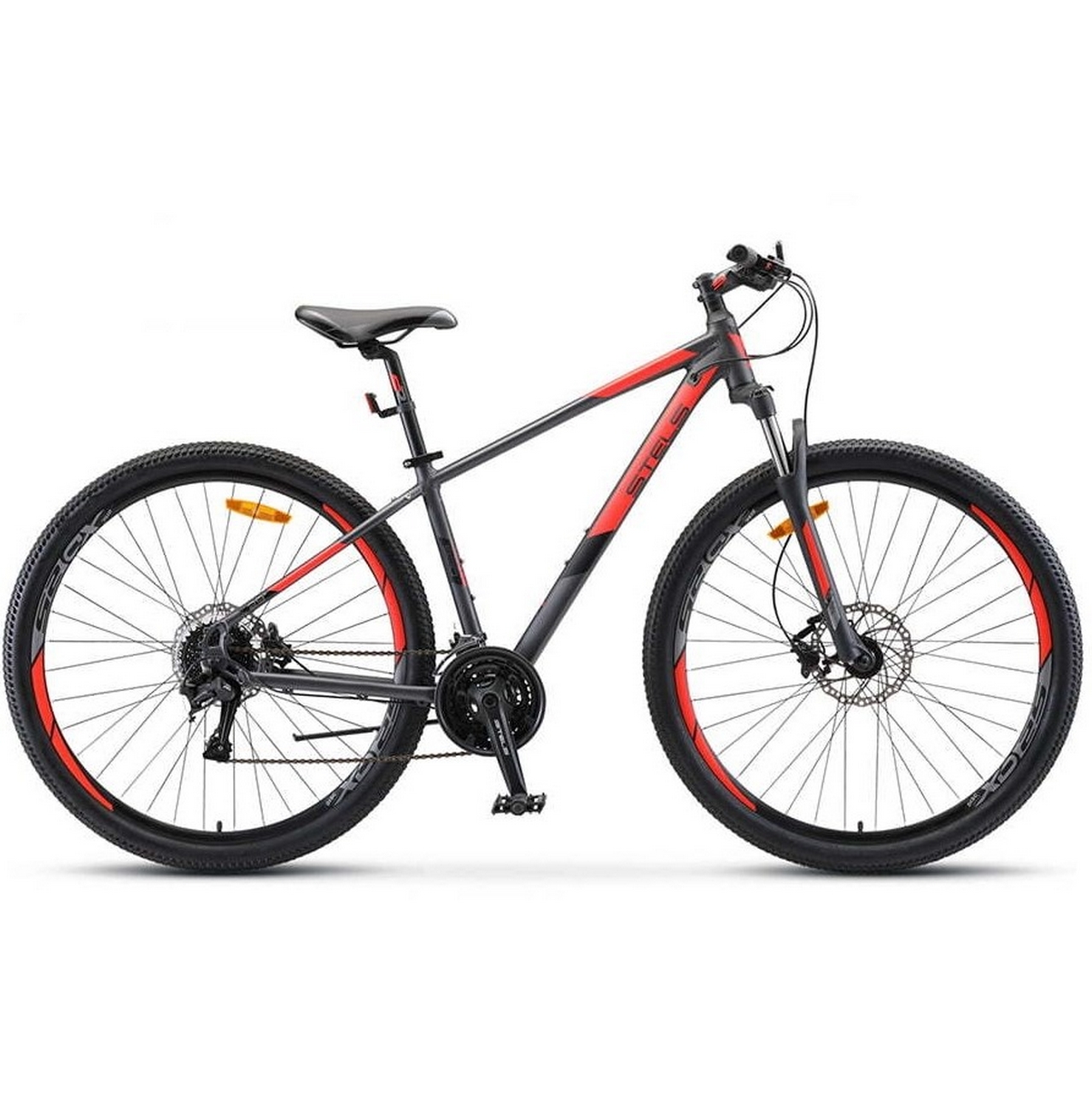 Велосипед 29" Stels Navigator 920 D V010 (LU094356) 40029 Антрацитовый\Красный 1279_1280