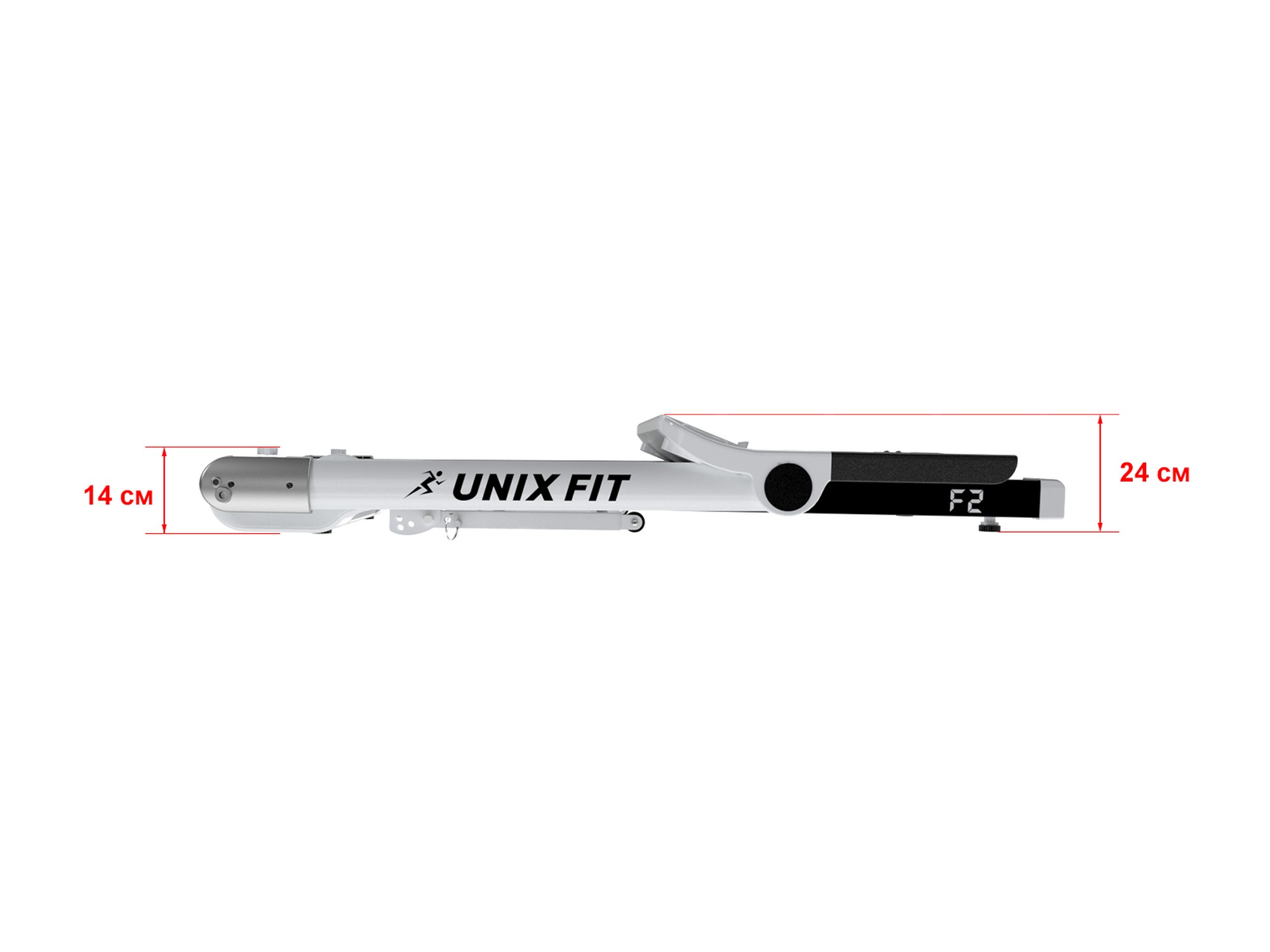 Беговая дорожка UnixFit Hi-tech F2 TDHTF2A Arctic Ice 2000_1500