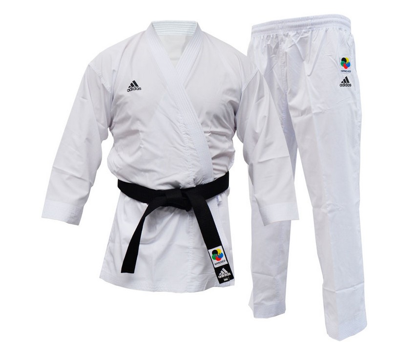 Кимоно для карате подростковое Adidas AdiLight WKF белое K191SK 856_700