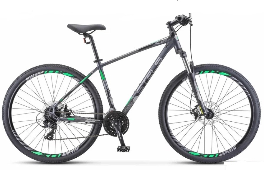 Велосипед Stels Navigator 930 MD V010 Антрацитовый/Зеленый 29Ø (м) (LU091698) 896_577