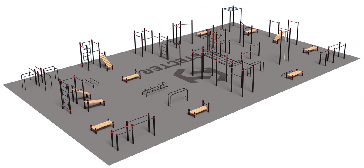 Проект Stecter Парковая площадка для Воркаут 4-6 5081 1200_554