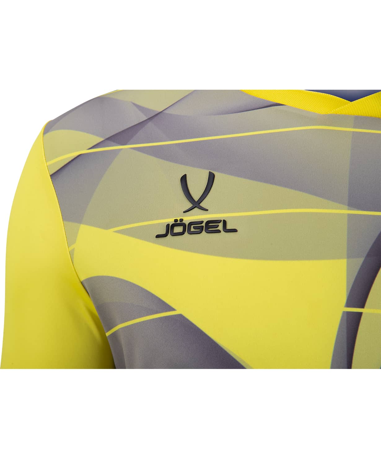 Свитер вратарский Jogel DIVISION PerFormDRY GK Pattern LS, желтый/черный/белый 1230_1479