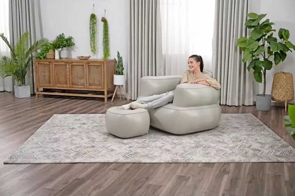 Надувно кресло 107x99x80см Bestway Comfi Cube Lounger 75137 2 цвета 1024_683