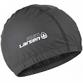 Шапочка плавательная Larsen Swim PU100 черный 120_120